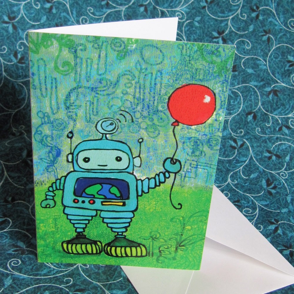 Robot and Red Balloon