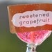 12 Sweetened Grapefruit Lollipops - Natural Flavor - hand poured, hard candy suckers in citrus pink
