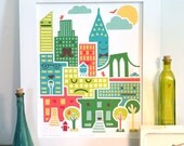 Friendly City Print