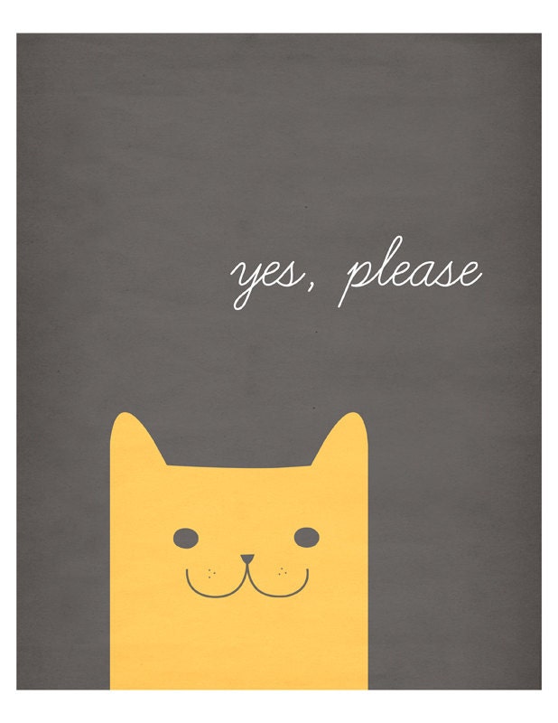 Yes, Please - 8 x 10 Print