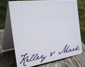 Personalized Couple Names Note Cards (Set of 10)