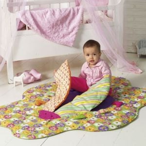 Baby Play Blanket or Interactive Quilt Pattern - Burda 7615