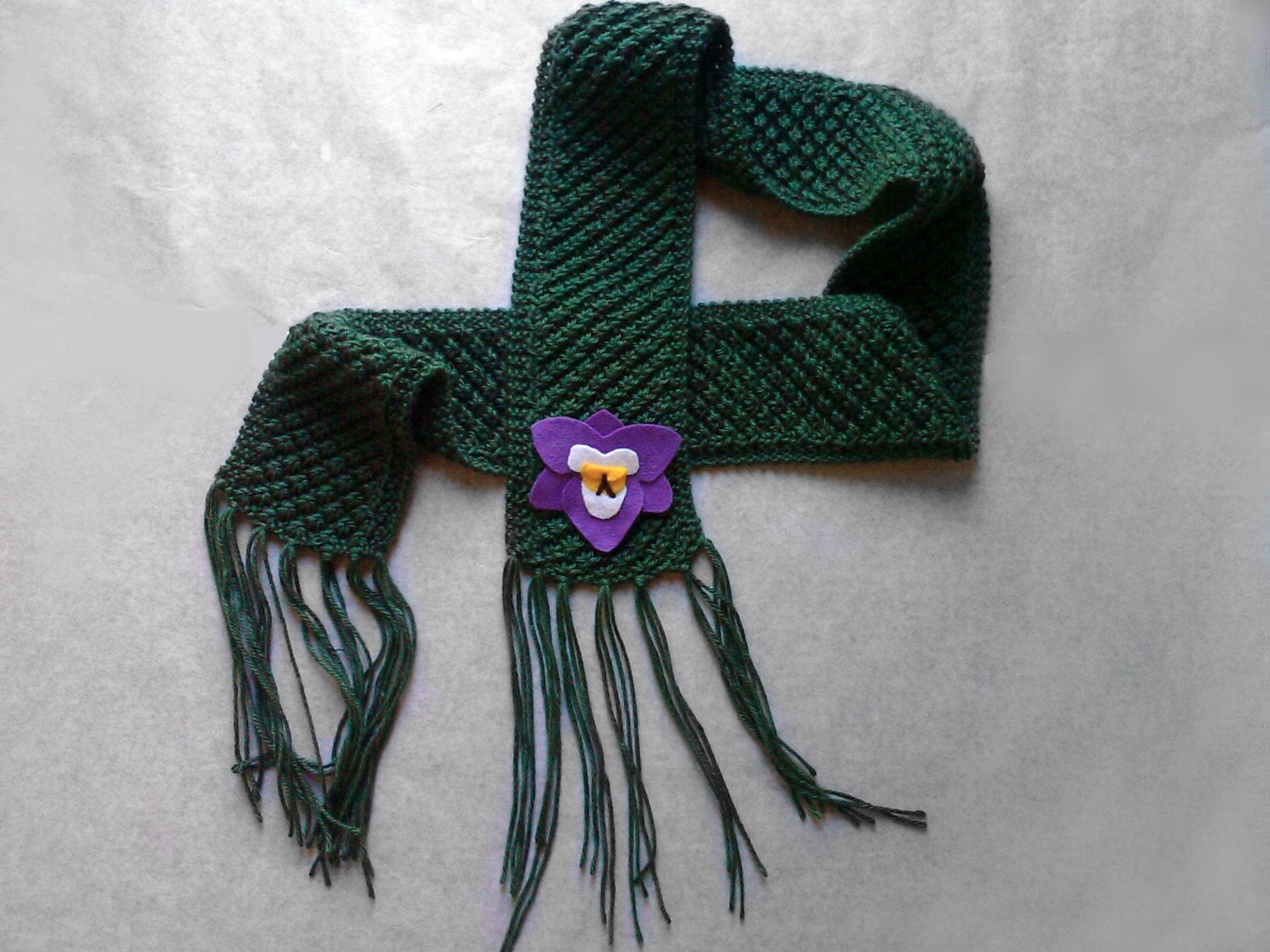 Orchid Scarf