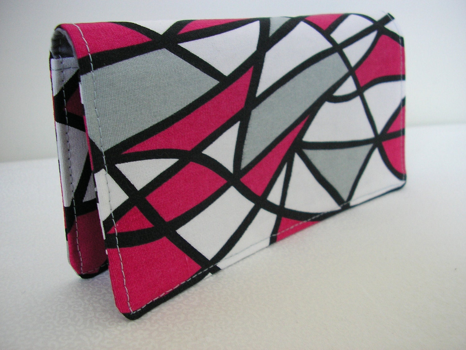 Geometric Lines - Checkbook Cover Coupon Holder