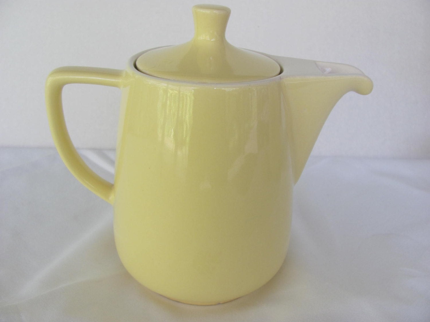 Melitta Yellow Porcelain Coffee Pot Vintage by Petuniapie on Etsy