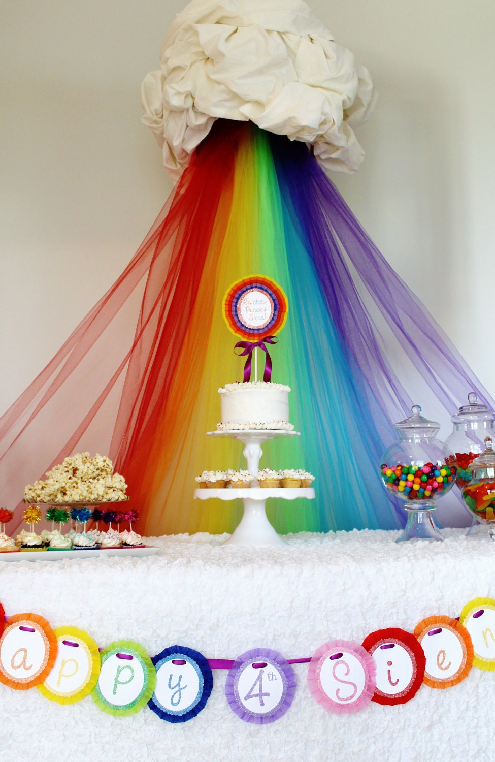 Rainbow Letter Garland