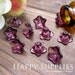 Last - 15Pcs 8/13mm Czech Glass Trumpet Flower -- Amethyst (CZ-813-2006)
