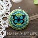 1pcs 33mm (PL-33-252) Handmade Antique Bronze Brass Photo Locket Pendant / Charm