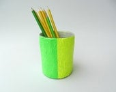 Color Block Neon Pencil Holder
