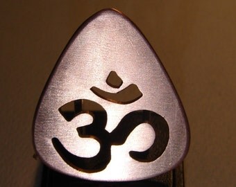 Copper Guitar Pick Handmade with OM Power