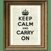 Keep Calm And Carry On Print quote upcycled vintage dictionary page book art print Buy 3 get 1 Free