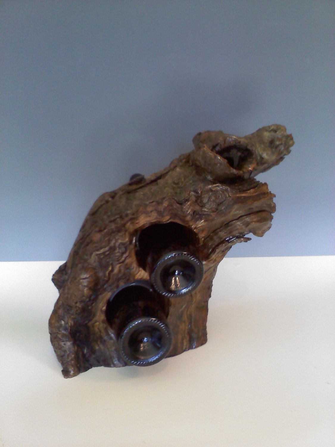 Shapely Wine Rack Reclaimed Bristlecone Pine