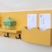 Mail Organizer - Mail and Key Holder - Shelf - Coat Hooks - Key Hooks - Coat Rack - Wood