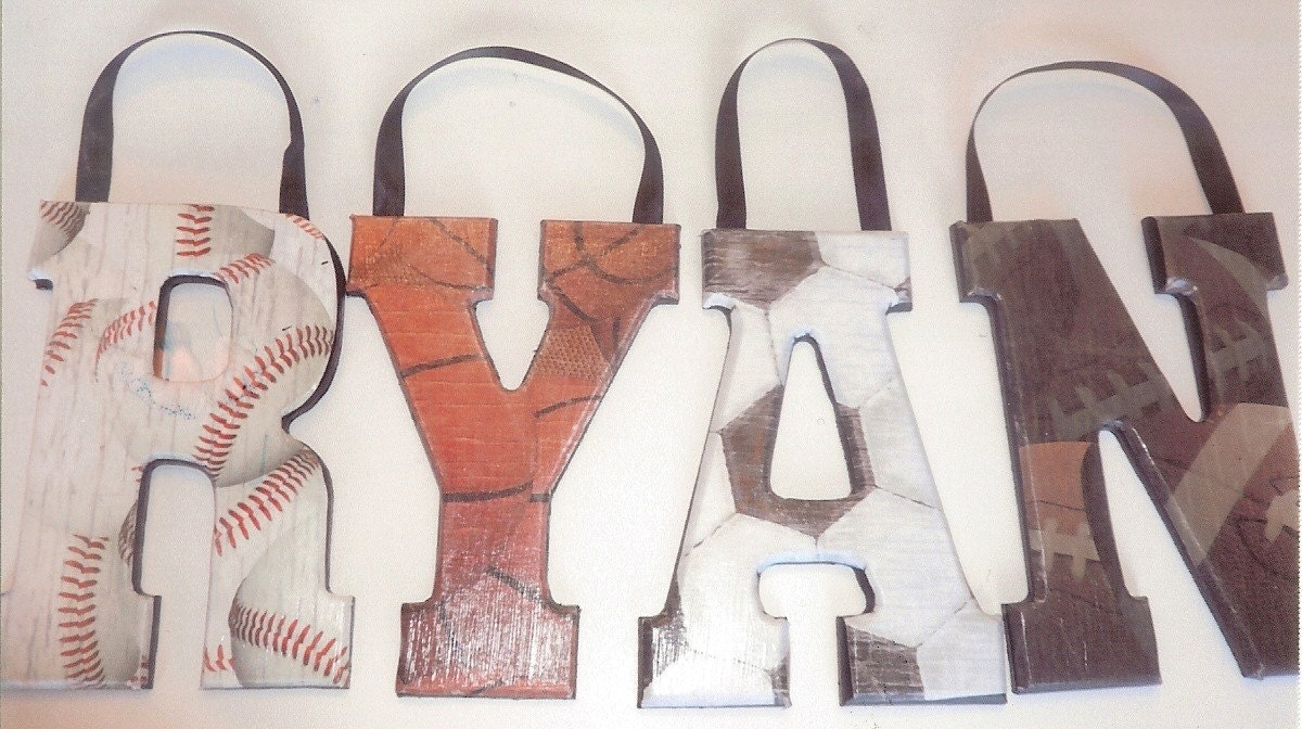 Sports Wall Letters