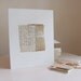 Original Collage with Vintage Letters/Books/Lace -Old Ink Series .06