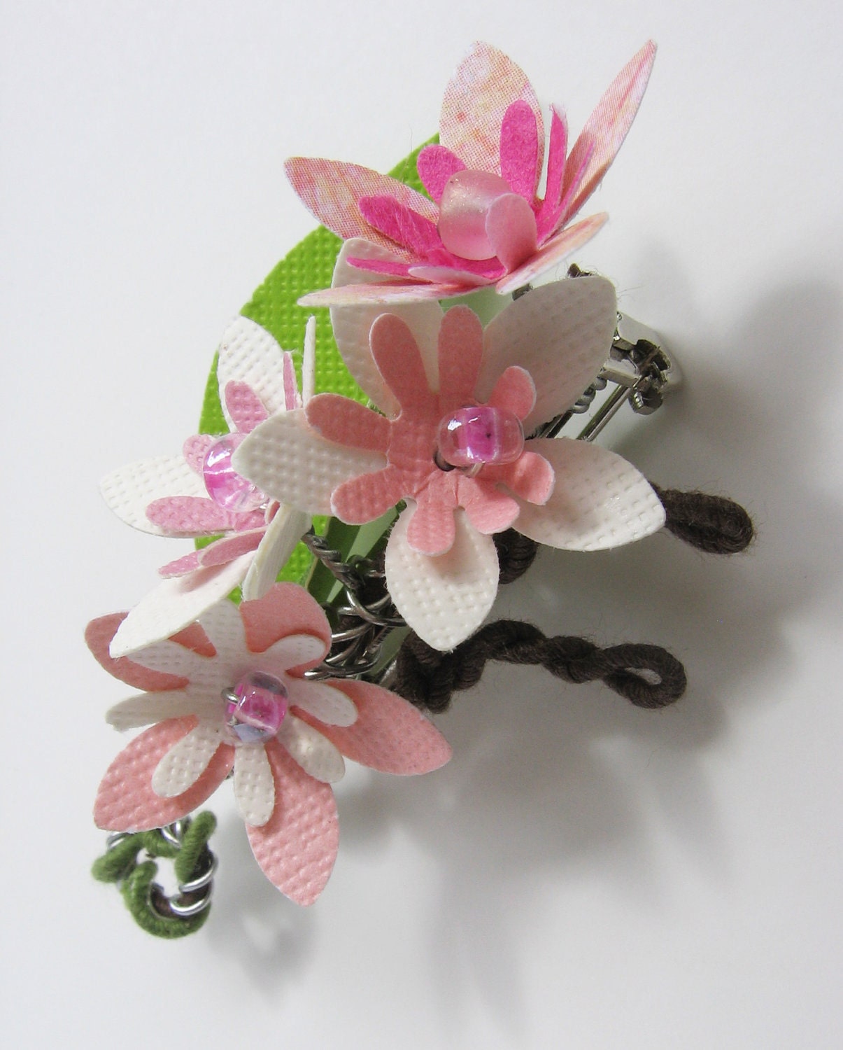 Paper Cherry Blossom Boutonniere