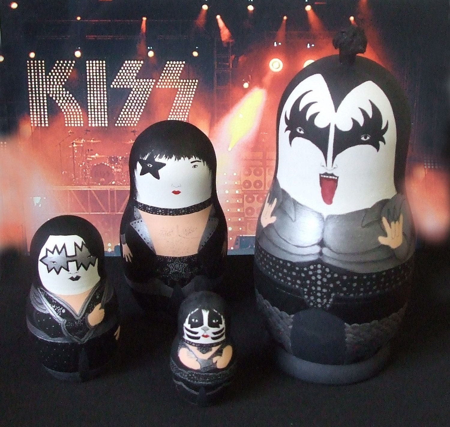 Kiss Band Matryoshka Dolls