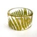 Fern Botanical Resin Bangle. Chunky Bracelet with Pressed Flowers. Real Flowers - Green Fern Bracelet