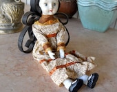 vintage  BISQUE DOLL (female - Goth)