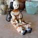 vintage  BISQUE DOLL (female - Goth)