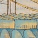 Mixed-Media Encaustic Painting- Rooftop and Power Lines- Fine Art Print: fragile & so strong
