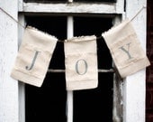 Joy Fabric Word Banner