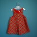 Vintage Carter's 1970s Plaid Tricot Jumper- Size 2T-3T