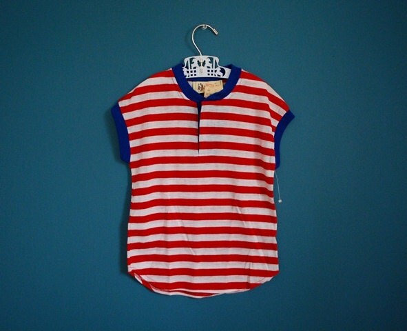 Vintage New With Tags Children's Hush Puppies Sleeveless Shirt- Size 6