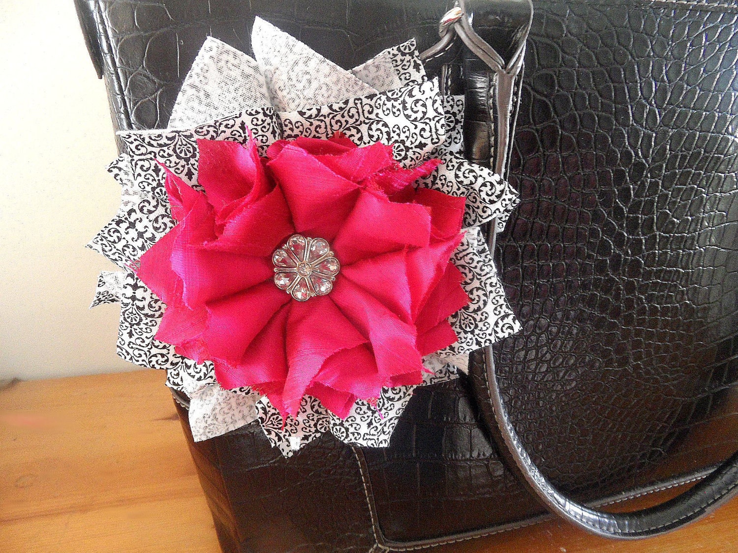 Fabric Flower/ Headband  PDF Tutorial/ Pattern Pouting Princess