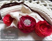 Fabric Flower Tutorial 2 Pattern Pack YOU PICK From Fancy Schmancy's Pattern's