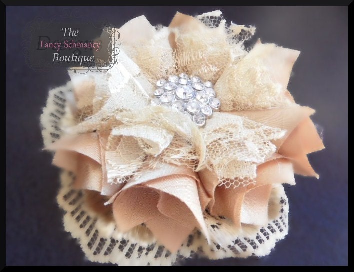 How To Make a Fabric Flower "Pouting Princess" PDF No Sew Fabric Flower and Headband Tutorial