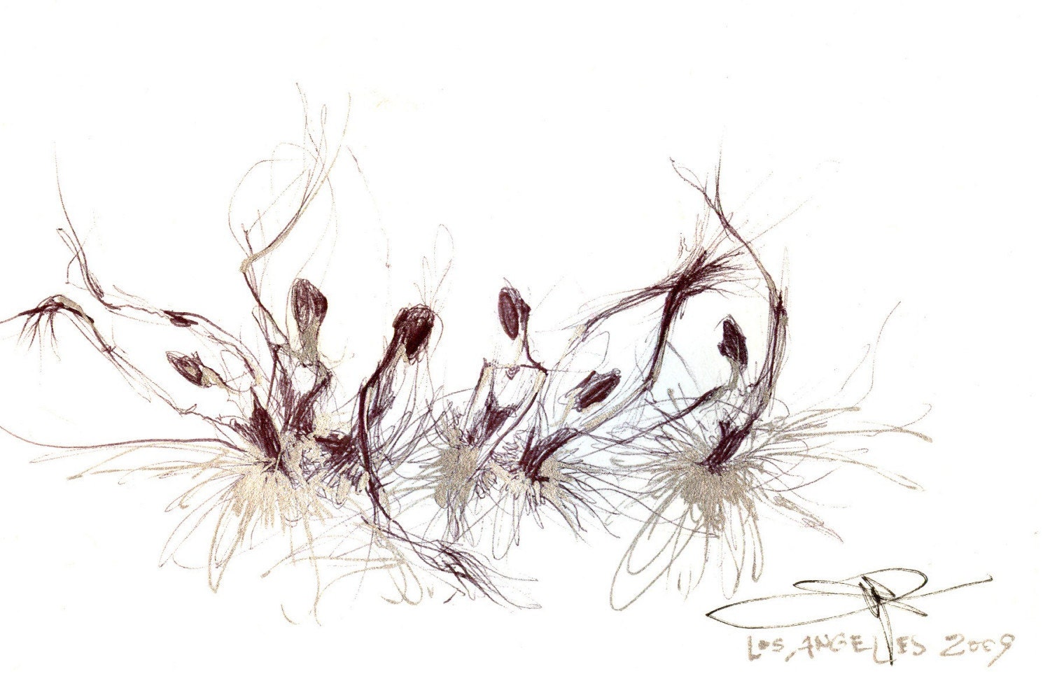 Dancers drawing