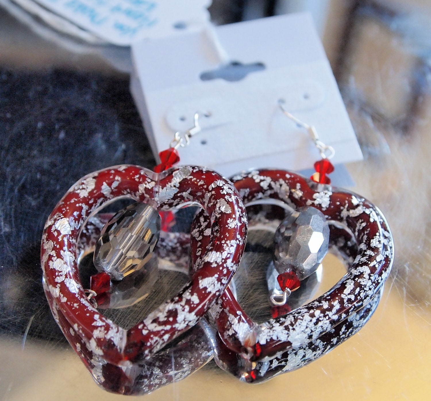 You Make My Heart Sparkle Dangle Earrings