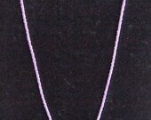 Purple Tulips 18" Scrabble Tile Necklace