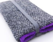iphone 5 Case / iphone 4 Cover / Harris Gray Tweed / Sleeve