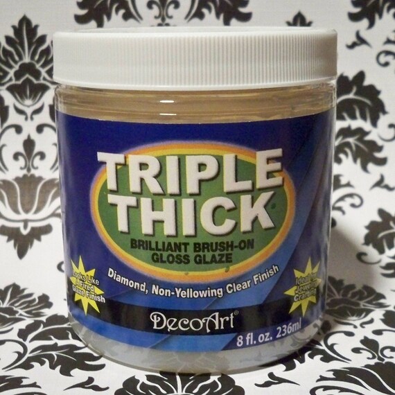 DecoArt TRIPLE THICK Brilliant BrushOn Gloss Glaze by RaeCherie