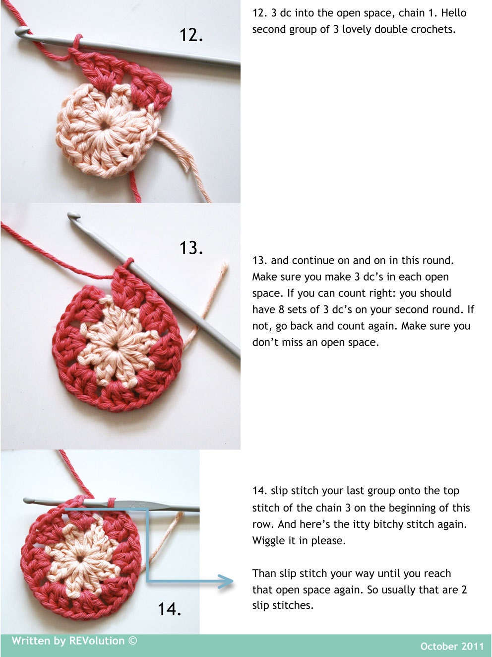 Crochet pattern Granny Square i-pad sleeve pdf tutorial - haakpatroon - REV IT UP