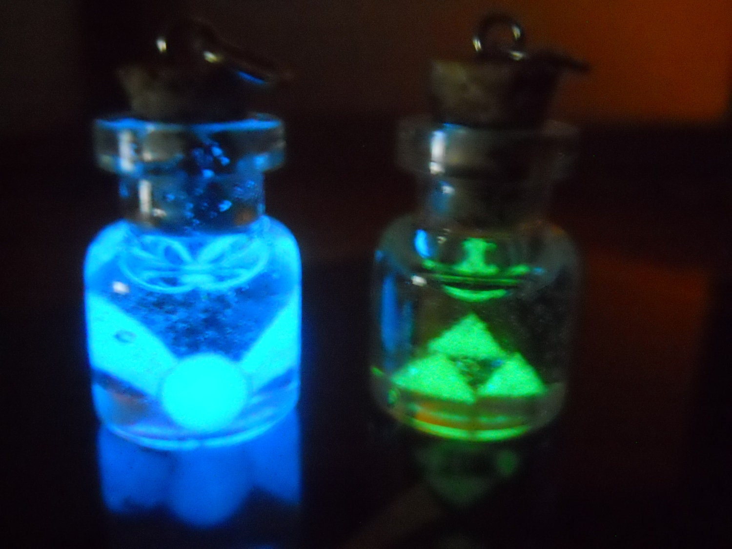 Legend of Zelda Glow In The Dark Fairy Necklace, Choice of Color