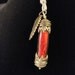 Final Fantasy Phoenix Down Necklace, Real Pewter Wing Accent