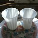 vintage MILK GLASS vase, white, large, modern meets shabby