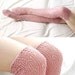 Delicate Pink Lace - long socks
