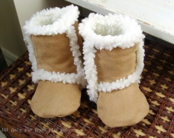no 181 Finley Baby Boots PDF Pattern