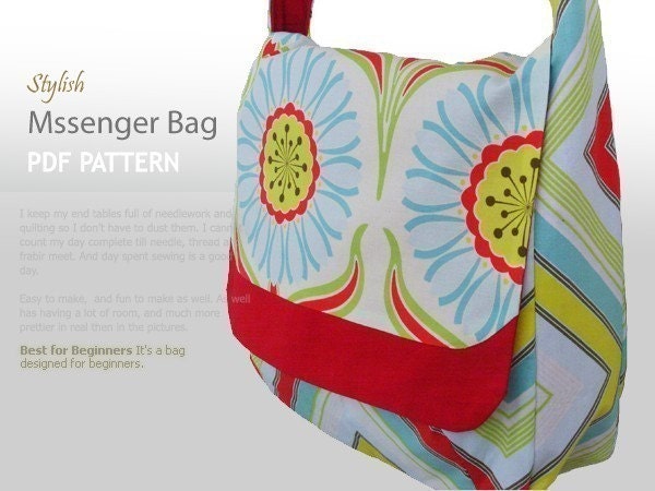 no 91 Messenger Bag PDF Pattern - 5 Free Patterns