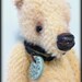 Artist Made Handcrafted Teddy Bear by Michelle-Sidney-Yellow Mohair Jointed Teddy Bear-FREE SHIPPING to Canada and the US