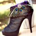 Shoe Clips Peacock Fan Rhinestone / Pearls Center, Couture Bride Bridal Bridesmaid. Feminine Birthday. Rockabilly Statement Luxurious Luxe