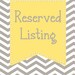 Reserved for Rachel M.