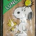Snoopy and Woodstock Large Lunch or Goodie Bags Package of 25 Sacks