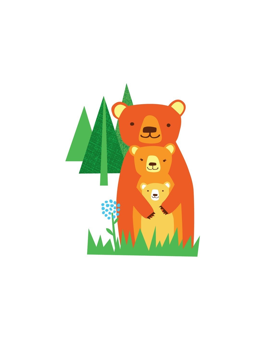 papa mama baby bear