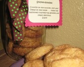 Fresh Baked Homemade Snickerdoodles Cinnamon Sugar Cookies Gift Jar Il_170x135