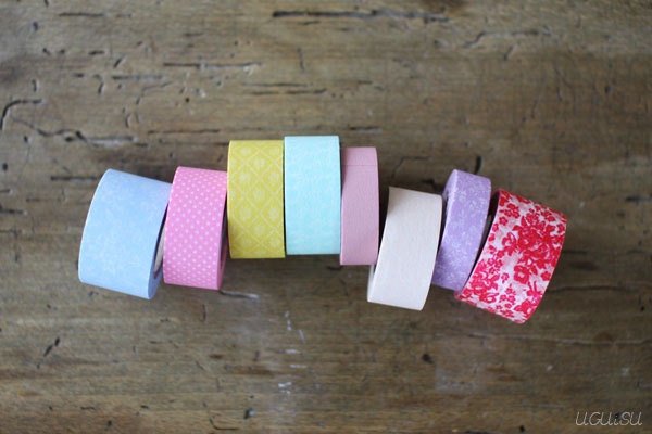 Washi Tape kids mini 8 Roll Set Summery Colours